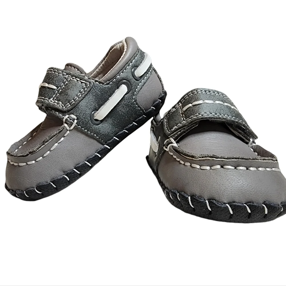 Pediped Grey Baby Shoes Size 0-6 Months
